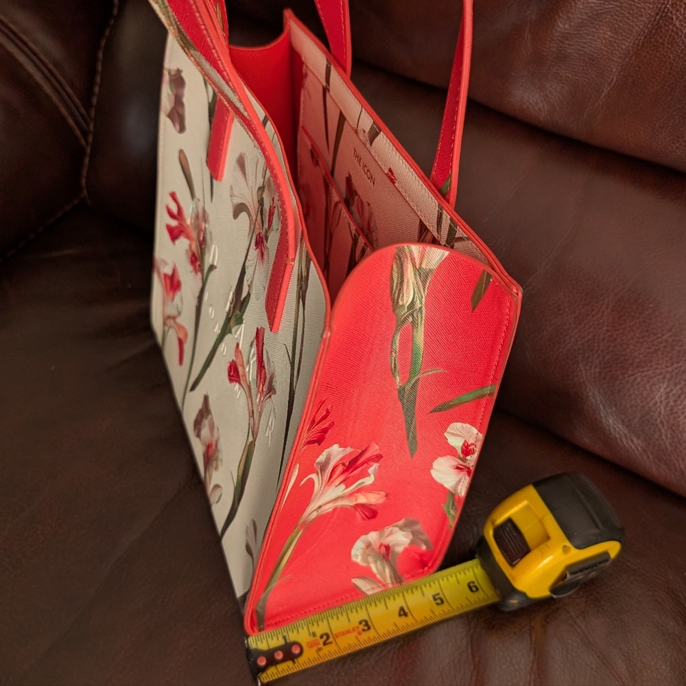 Ted Baker "The Icon" Iris Print Mini Tote - Picture 4 of 7